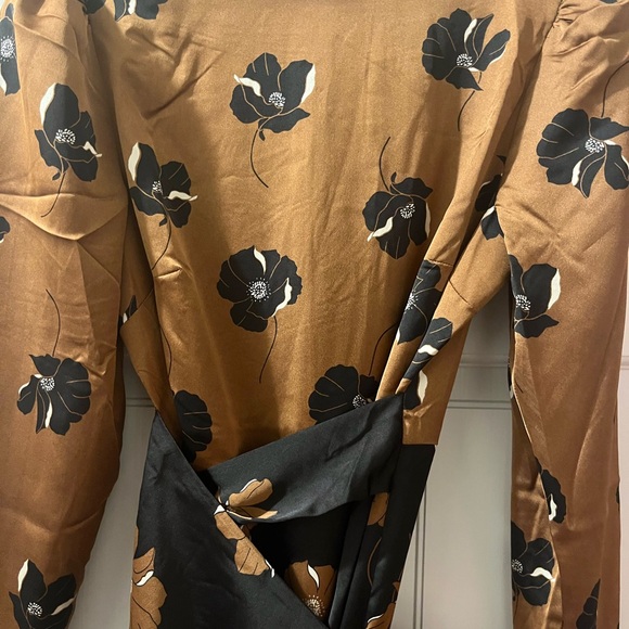 Ann Taylor Floral Boatneck Column Midi Dress, 4 - Picture 5 of 9